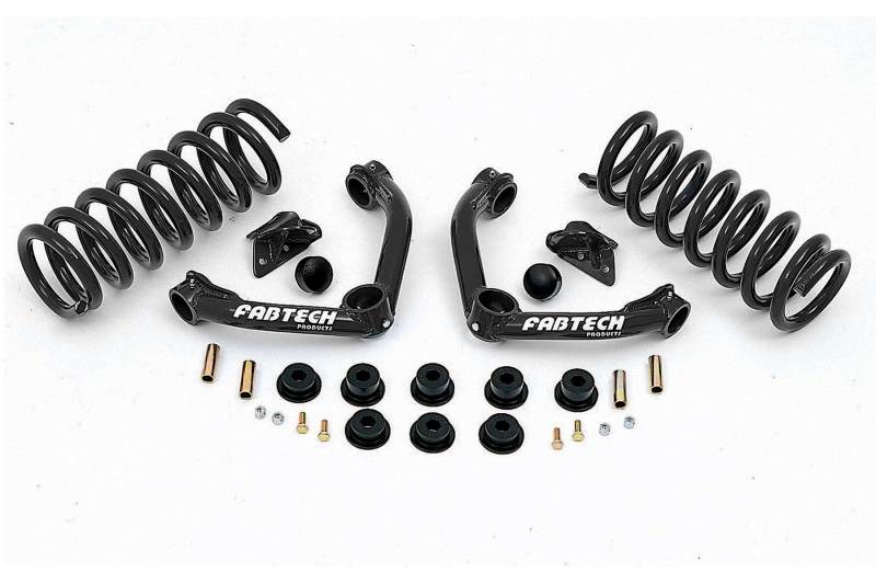 FABTECH 2.5in Perf Sys w/Perf Shks 98-08 Ford Ranger 2WD Coil Spring Front Susp w/4Cyl&3.0L