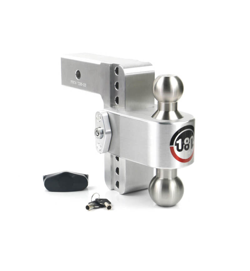 WEIGH SAFE 180 Hitch 6in Drop Hitch & 2.5in Shank (10K/18.5K GTWR) - Aluminum