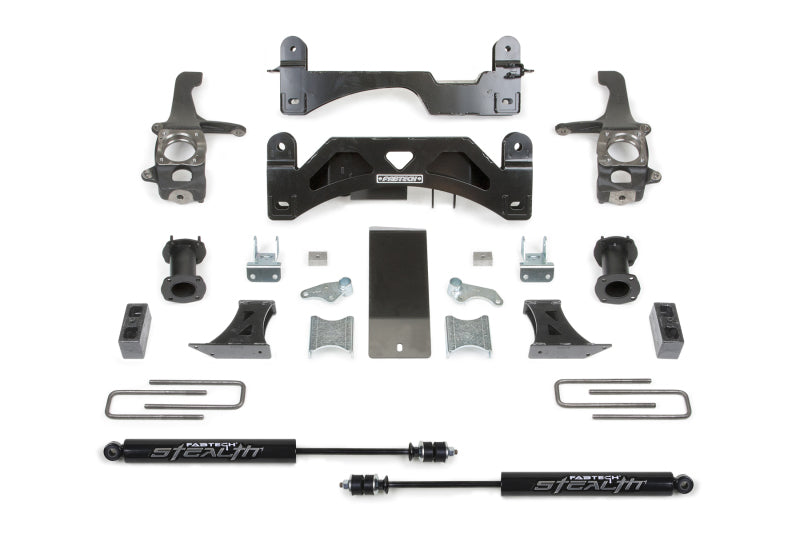 FABTECH 16-21 Toyota Tundra 2WD/4WD 6in Basic Sys w/C/O Spacers & Stealth Rr