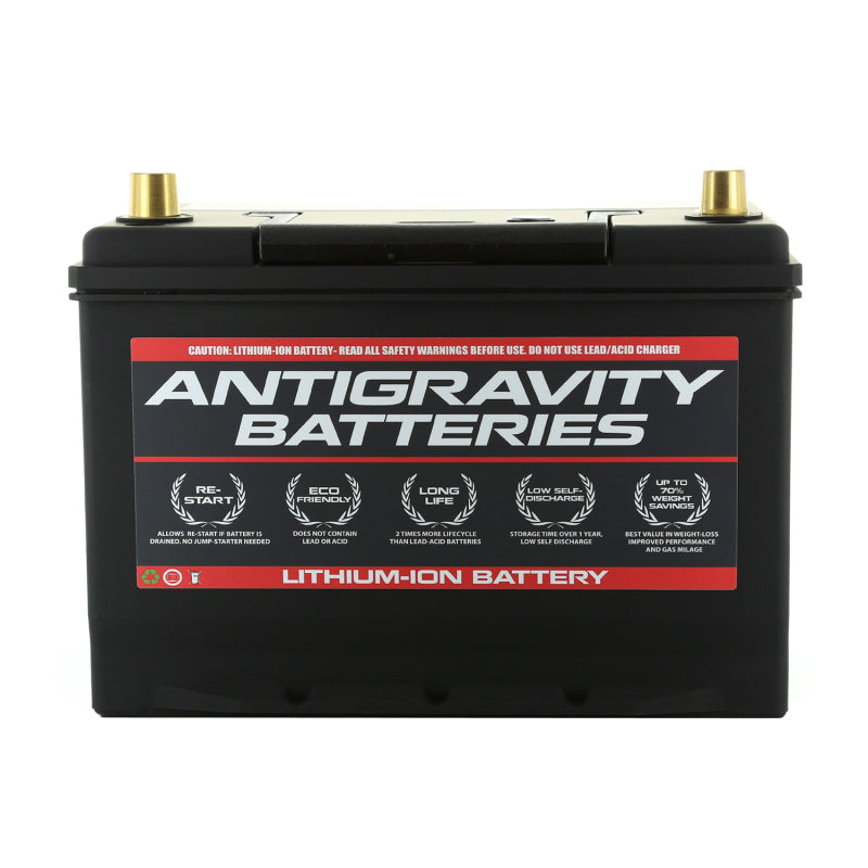 ANTIGRAVITY Group 27 Lithium Car Battery w/Re-Start