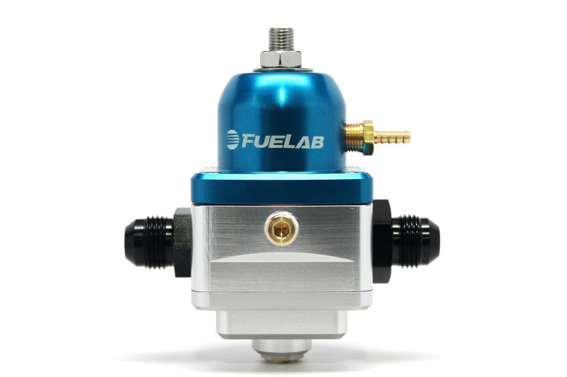 FUELAB 529 Electronic EFI Adjustable FPR (1) -8AN In (1) -8AN Return - Blue