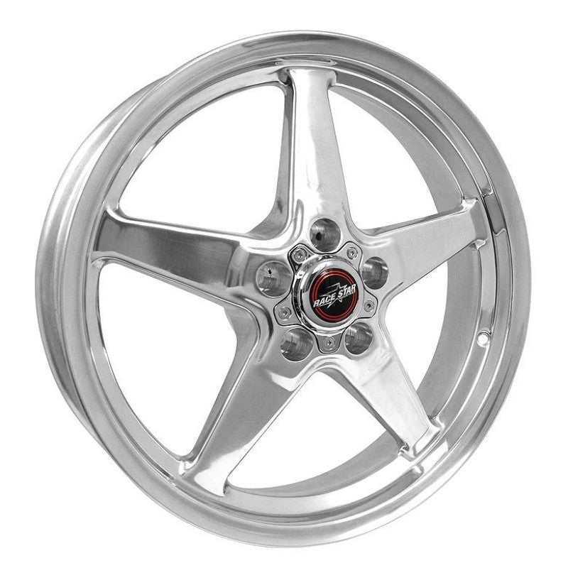 RACE STAR 92 Drag Star 18x5 5x115bs 2.125bc Direct Drill Polished Wheel