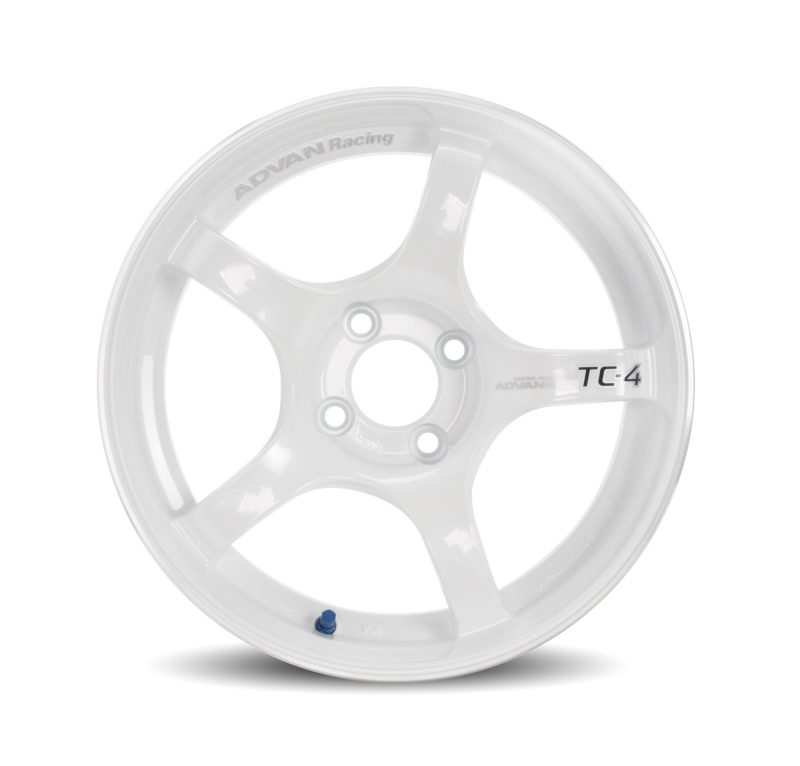 ADVAN TC4 16x8.0 +38 4-100 Racing White Metallic Wheel (No Ring)