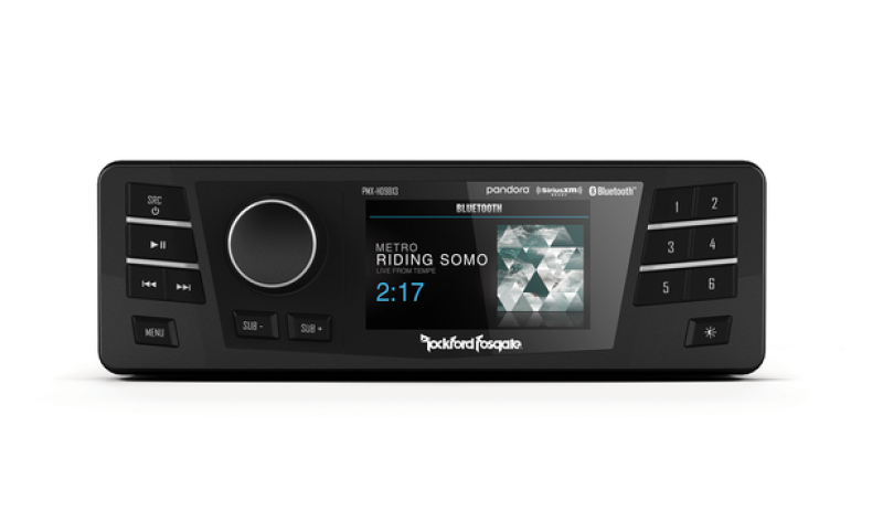 ROCKFORD FOSGATE 1998-2013 Harley Davidson Digital Media Receiver/ Head Unit