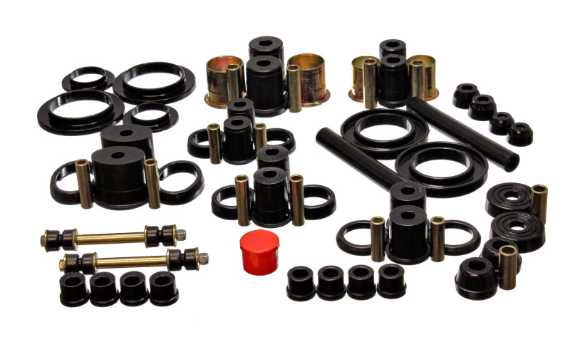 ENERGY SUSPENSION 94-98 Ford Mustang Black Hyper-flex Master Bushing Set