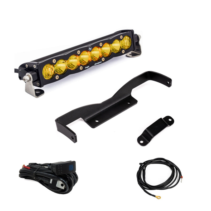 BAJA DESIGNS Can-Am Maverick R Amber 10in S8 Shock Tower Kit