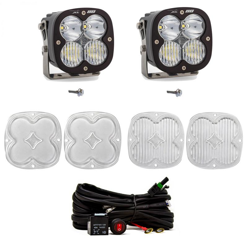 BAJA DESIGNS 2021+ Ford Bronco A Piller Light Kit XL80 D/C