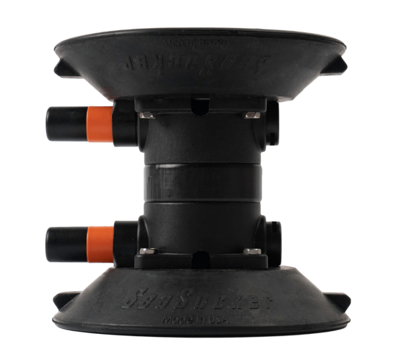 SeaSucker 6in. Double Tap - Black (SeaSuckers are Back to Back)