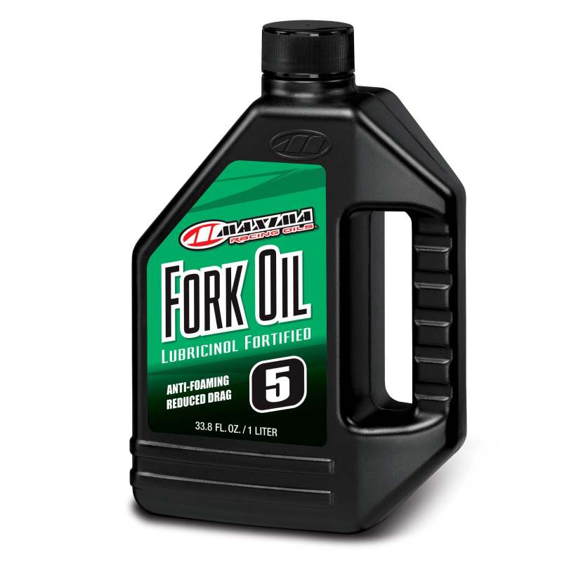 MAXIMA Fork Oil Standard Hydraulic 5wt - 1 Liter - Case of 12