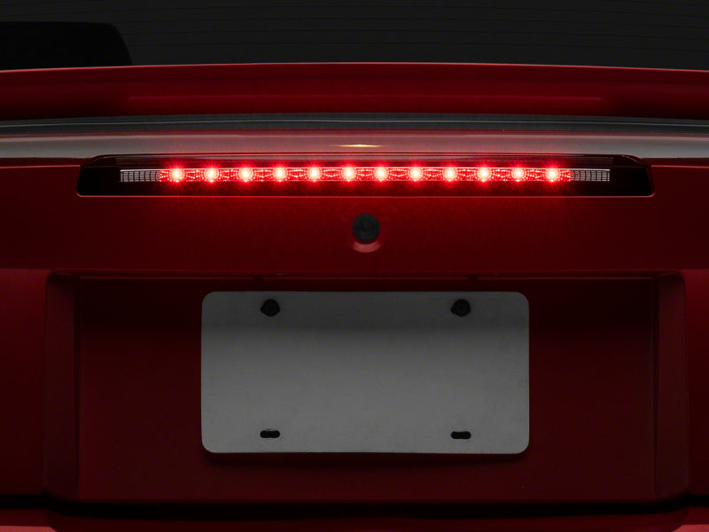 RAXIOM 99-04 Ford Mustang Excluding 03-04 Cobra Axial Series LED Third Brake Light- Clear Lens