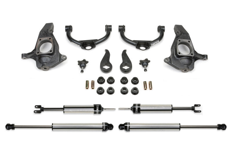 FABTECH 11-19 GM C/K2500HD/3500HD 4in Ultimate System w/DL Shocks