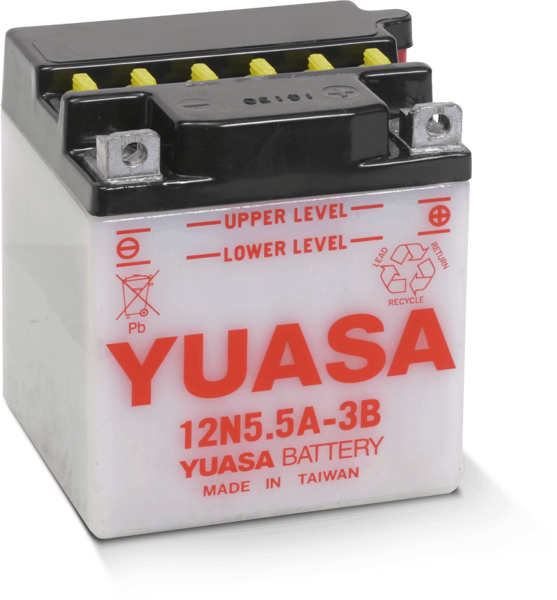 YUASA 12N5.5A-3B Conventional 12 Volt Battery