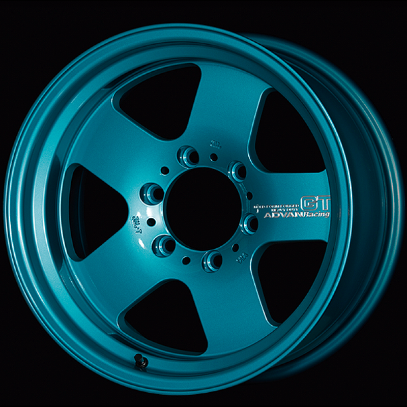 ADVAN GT Heavy 17X8.0 +20 6x139.7 Racing Turquoise Wheel