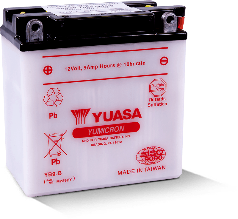 YUASA YB9-B Yumicron 12 Volt Battery