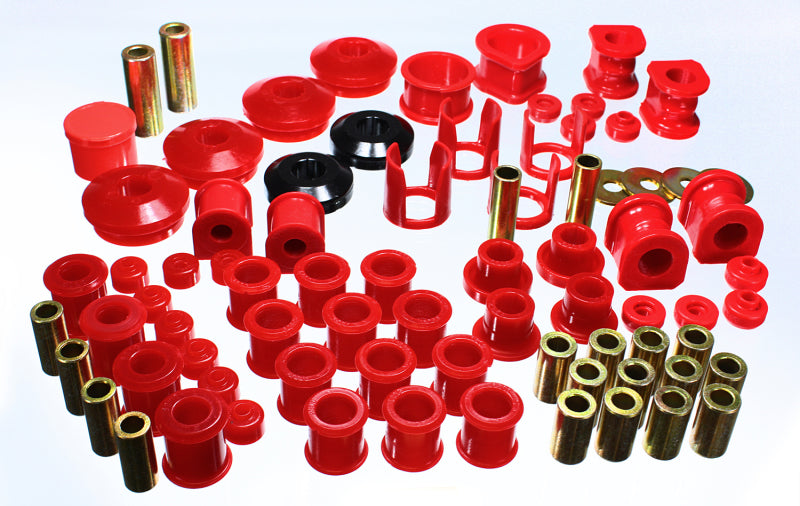 ENERGY SUSPENSION 89-94 Nissan 240SX (S13) Red Hyper-Flex Master Bushing Set