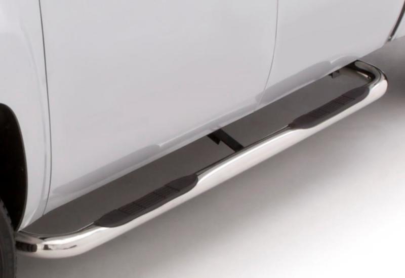 LUND 99-17 Chevy Silverado 1500 Std. Cab (Body Mount) 3in. Round Bent SS Nerf Bars - Polished