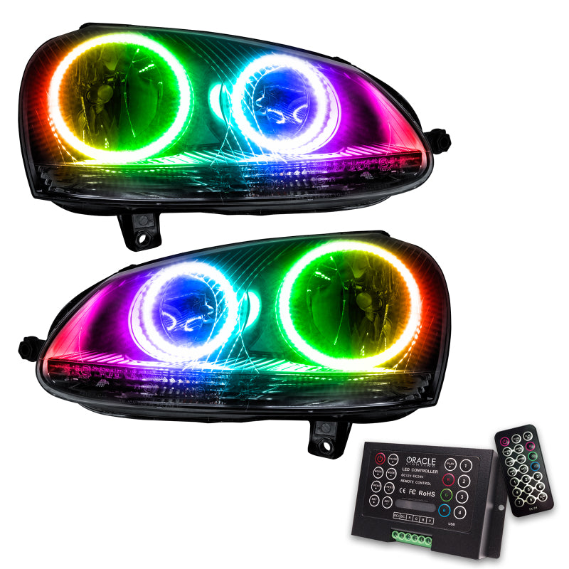 ORACLE 06-10 Volkswagen Jetta SMD HL - Chrome - ColorSHIFT w/ 2.0 Controller