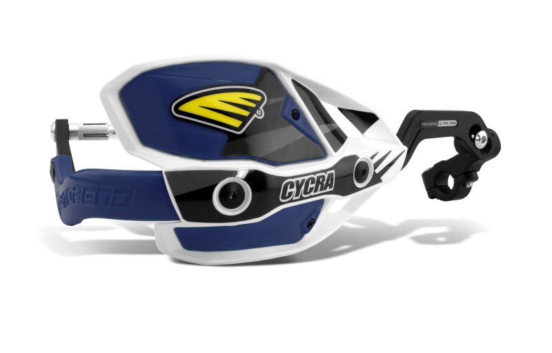 CYCRA CRM Ultra 7/8 in. Clamp w/White Shield/Husky Blue Cover