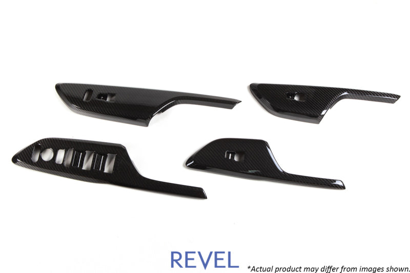 REVEL GT Dry Carbon Window Switch Panels (FL/FR/RL/RR) 16-18 Honda Civic - 4 Pieces