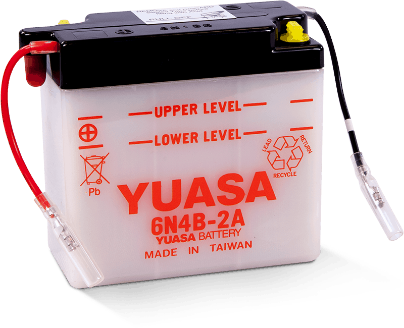 YUASA 6N4B-2A Conventional 6 Volt Battery