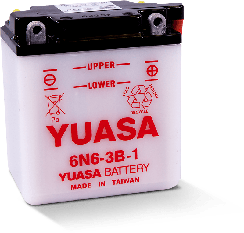 YUASA 6N6-3B-1 Conventional 6 Volt Battery