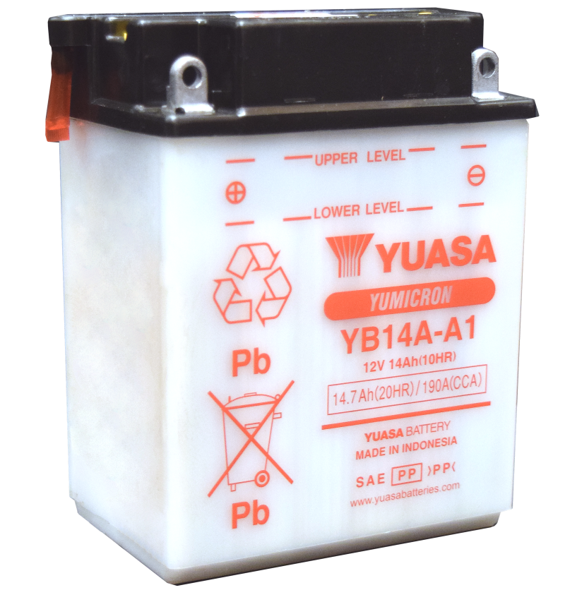 YUASA YB14A-A1 Yumicron CX 12 Volt Battery