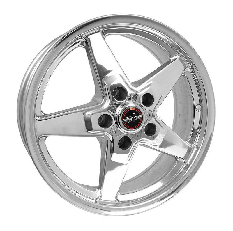 RACE STAR 92 Drag Star 17x8 5x4.75bc 6.00bs Direct Drill Polished Wheel