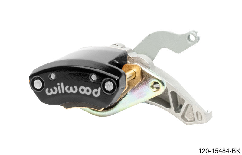 WILWOOD Caliper - MC4 Mechanical Right Hand - Black 1.19in Piston 1.10in Rotor - Black