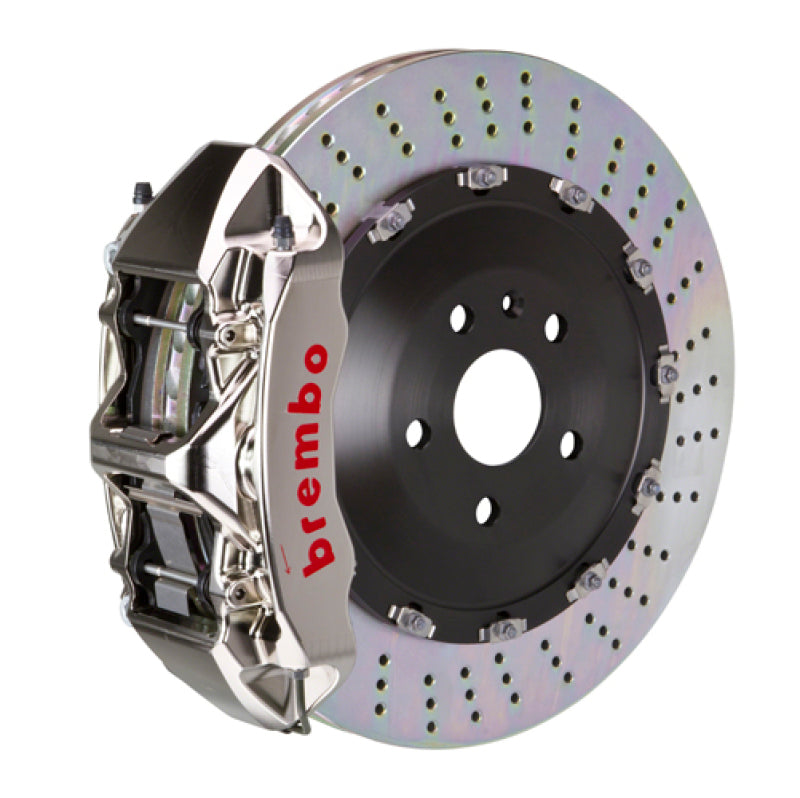 BREMBO 03-16 Phantom Sedan/Coupe Front GTR BBK 6 Piston Billet 405x34 2pc Rotor Drilled- Nickel