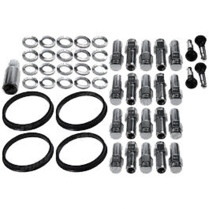 RACE STAR 1/2in Ford Closed End Deluxe Lug Kit (Off Set Washers) - 20 PK