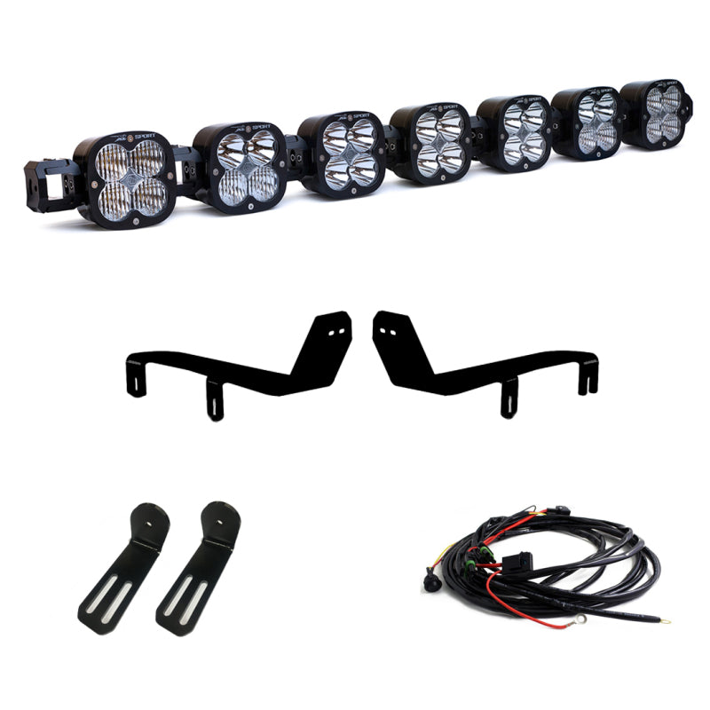 BAJA DESIGNS 17-19 7 XL Linkable LED Light Kit For Ford Super Duty