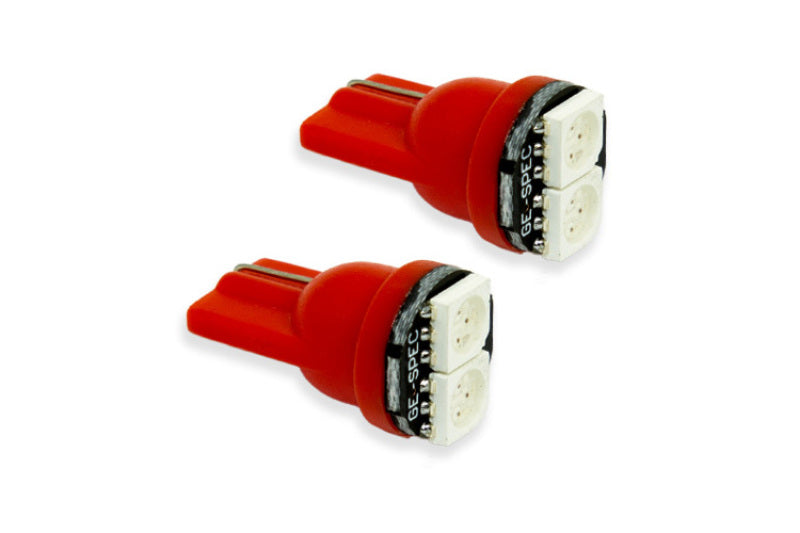 Diode Dynamics 194 LED Bulb HP5 LED - Red (Pair)