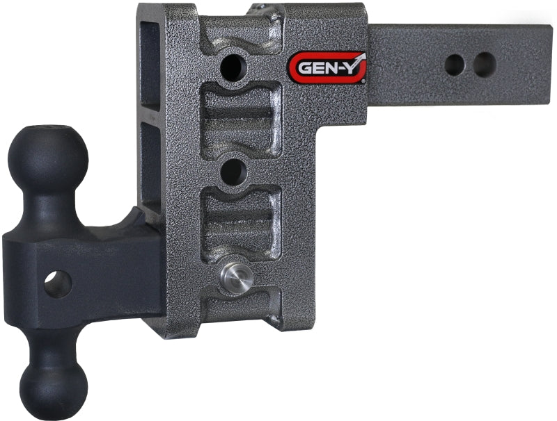 Gen-Y Mega Duty 2.5in Shank 6in Drop 3500lb TW 32K Hitch w/GH-0161 Dual-Ball