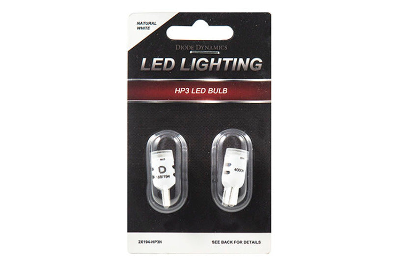 DIODE DYNAMICS 194 LED Bulb HPHP3 LED - Green (Pair)