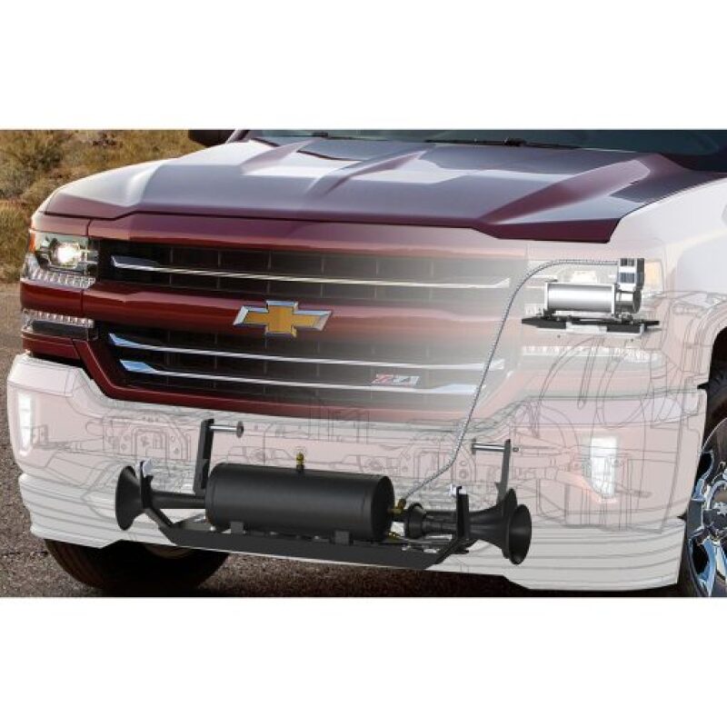 KLEINN 07-13 Chevrolet Silverado/ Sierra Onboard Air System w/ Model 730 Horns