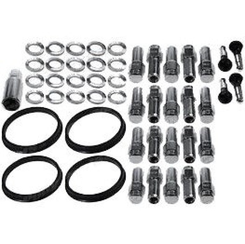 RACE STAR 9/16in. Closed End 1in. Shank W/ 7/8in. Head RAM Truck Deluxe Lug Kit - 20 PK