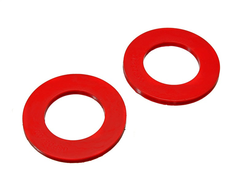 ENERGY SUSPENSION Front Coil Spring Isolator Set - Red