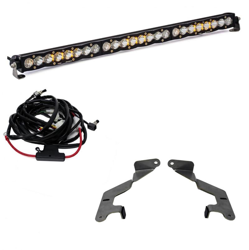 BAJA DESIGNS 2014+ 30in Grille LED Light Bar Kit For Toyota Tundra S8 Driving Combo