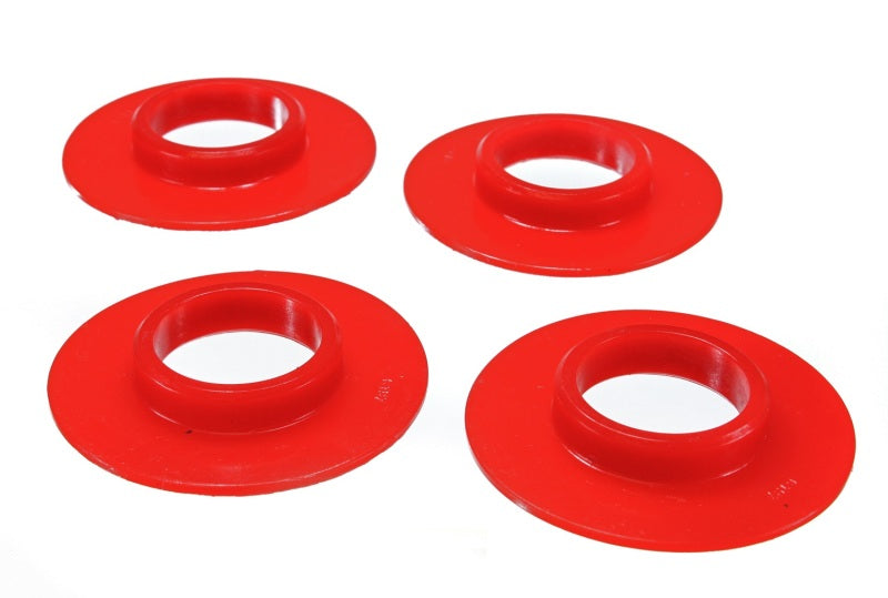 ENERGY SUSPENSION 01-05 Chrysler PT Cruiser Red Rear Coil Spring Isolator Set