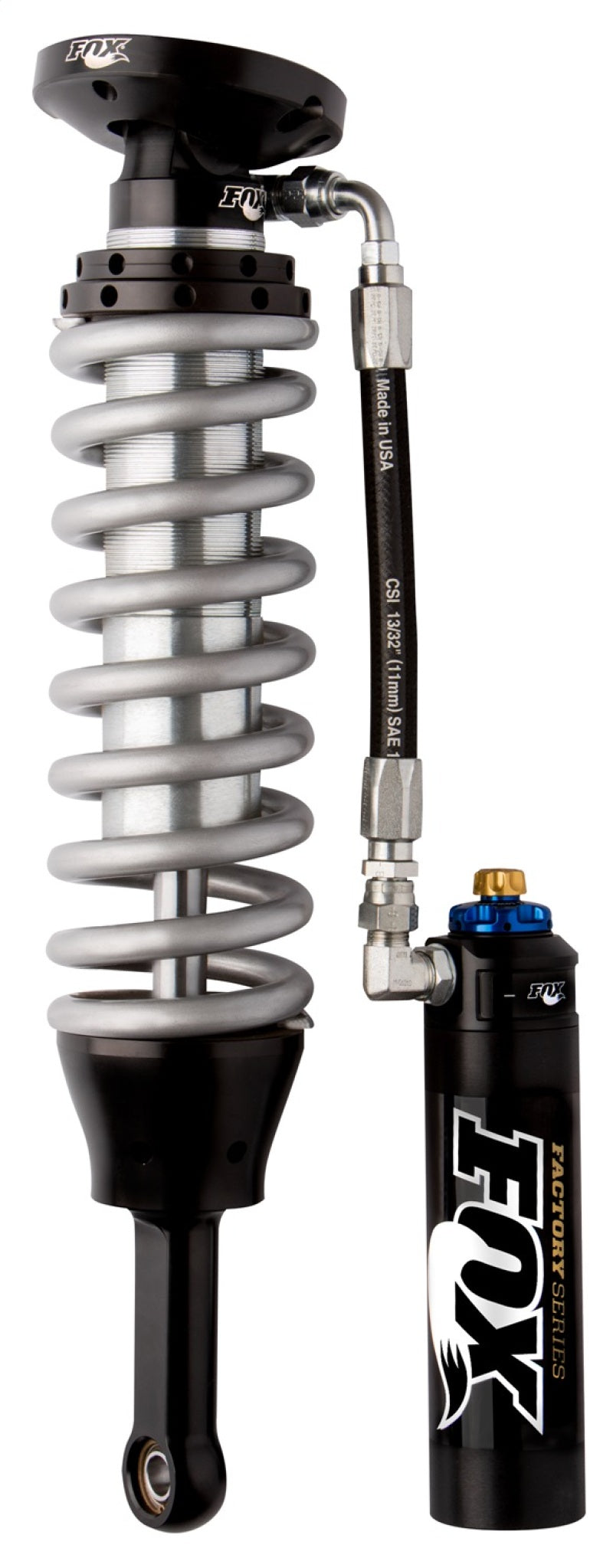 FOX 05+ Toyota Hilux 4WD 2.5 Factory Series 4.5in. Remote Res. Coilover DSC Adj. / 0-2in. Lift - Blk