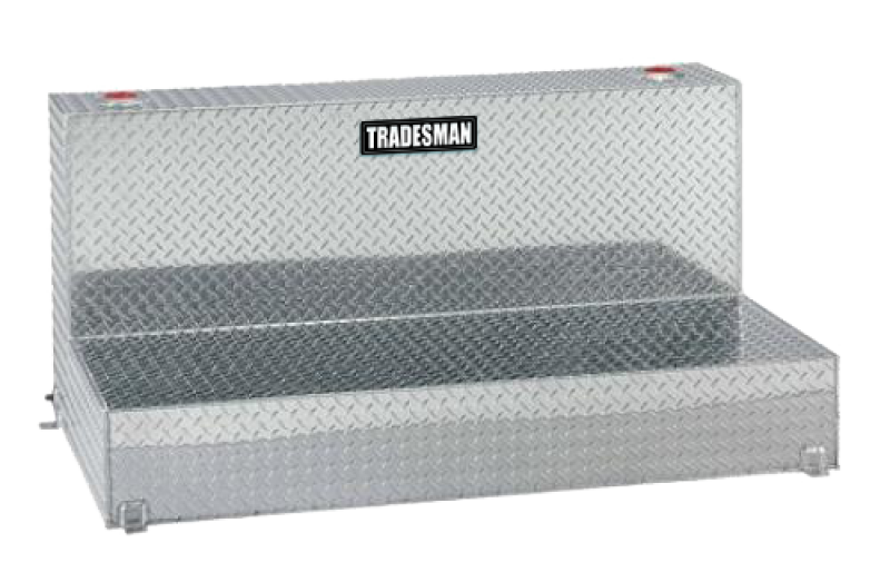 TRADESMAN Aluminum L-Shape Liquid Storage Tank (48 Gallon Capacity) - Brite