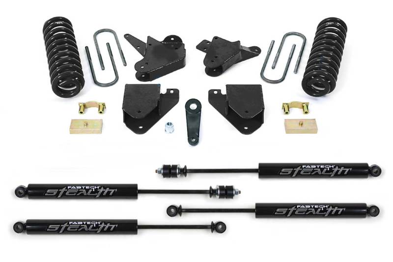 FABTECH 01-04 Ford F250/350 2WD 6in Basic Sys w/Stealth