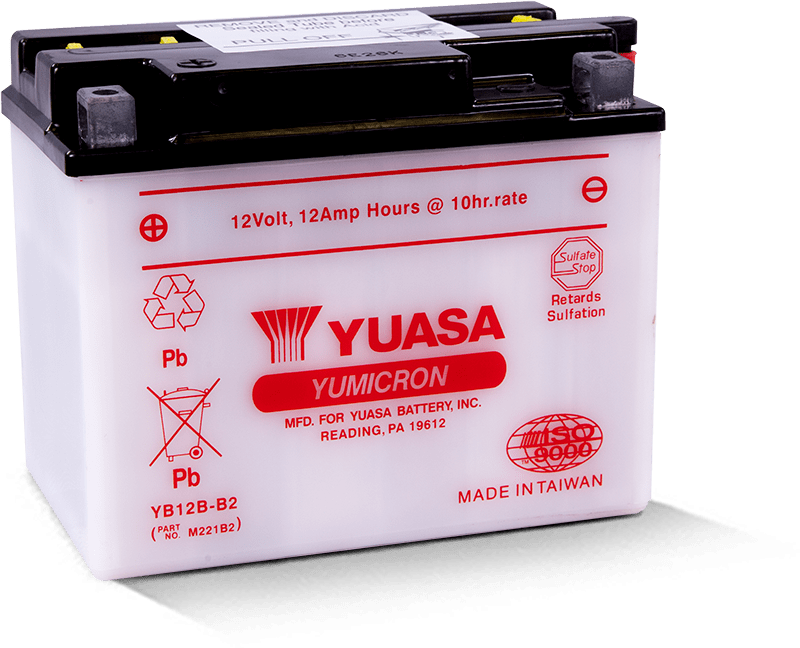 YUASA YB12B-B2 Yumicron 12 Volt Battery