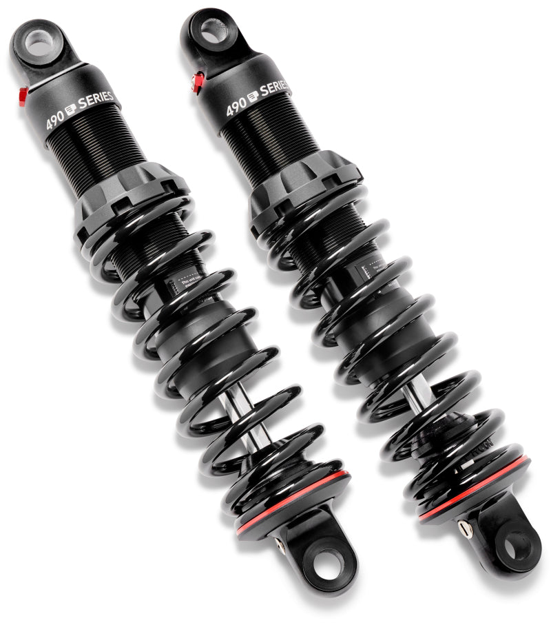 PROGRESSIVE Harley 490 Series Shocks 15.0in Bearing - Black