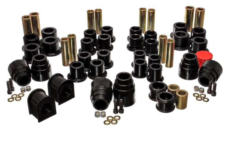 ENERGY SUSPENSION 00-04 Ford Excursion 4WD Black Hyper-flex Master Bushing Set