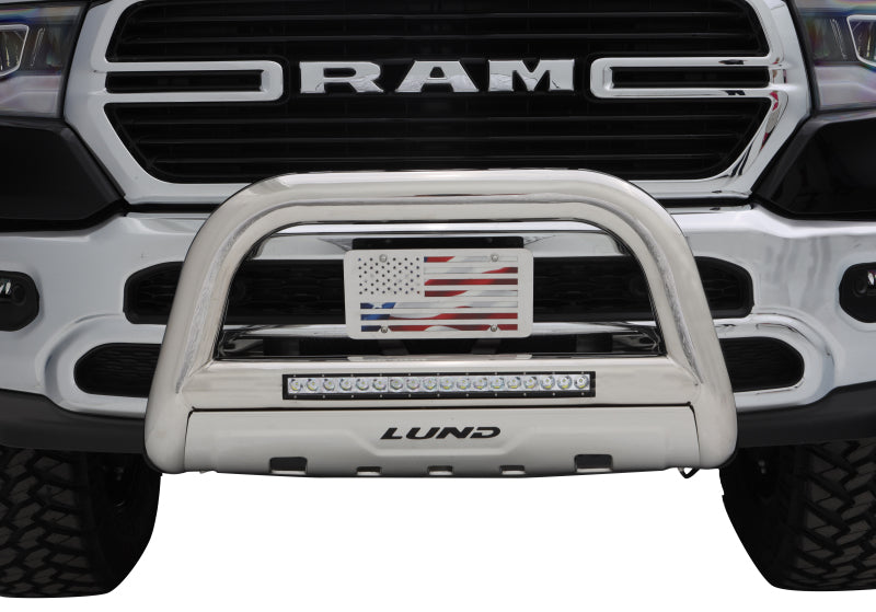 LUND 20- 21 GMC SIERRA 2500 HD BULL BAR W/ LIGHT & WIRING Stainless Steel