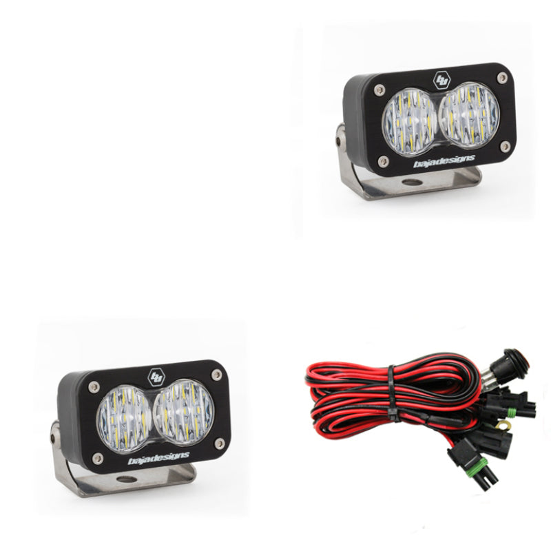 BAJA DESIGNS S2 Sport Wide Cornering Pattern Pair LED Work Light - Clear