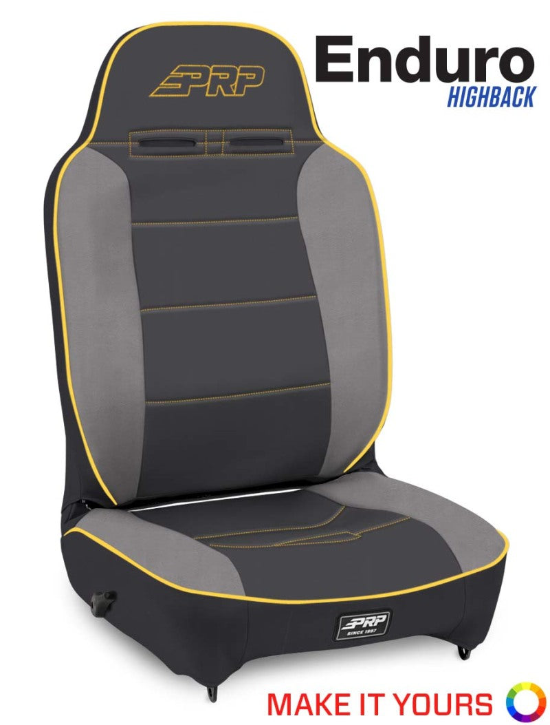 PRP Enduro High Back Reclining Suspension Seat - (Driver Side)