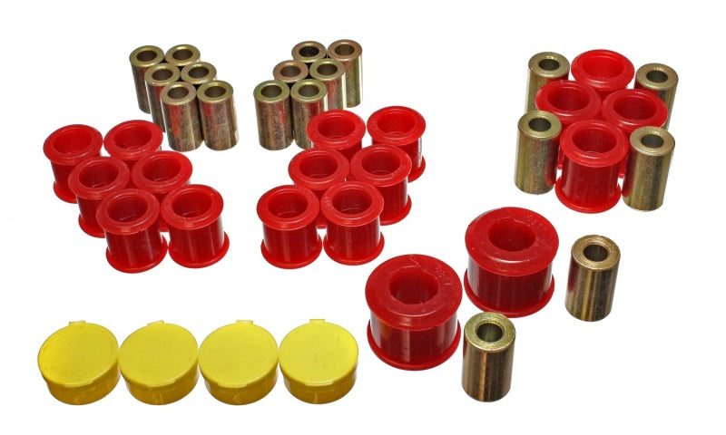 ENERGY SUSPENSION 90-96 Nissan 300ZX Red Rear Control Arm Bushing Set