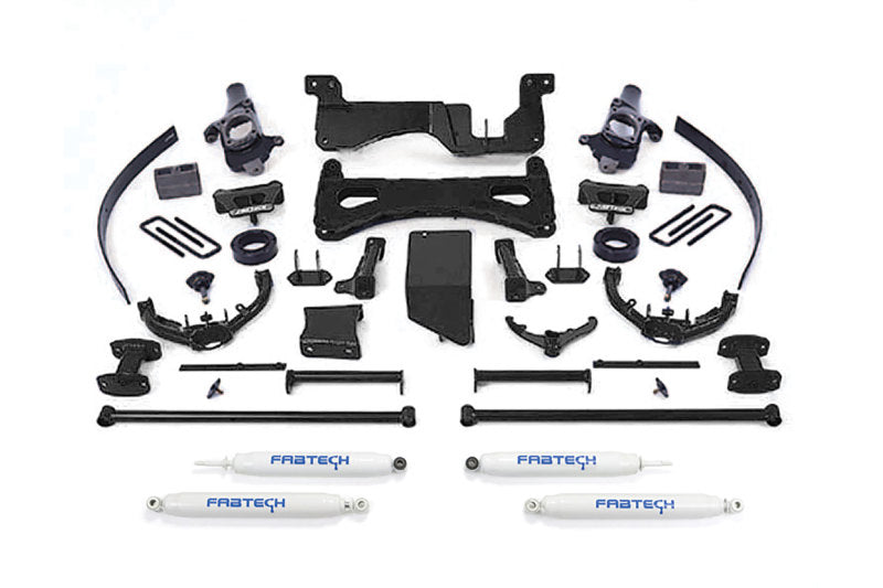 FABTECH 01-06 GM C/K2500HD 8in Perf Sys w/Perf Shks